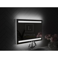 Зеркало с подсветкой для ванной комнаты Парма 110х90 см (1100х900 мм)