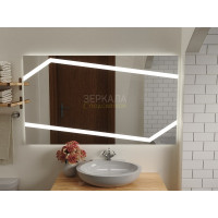 Зеркало для ванной с подсветкой Баколи 120х80 см