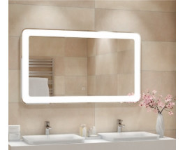 Зеркало в ванную комнату с подсветкой Милан